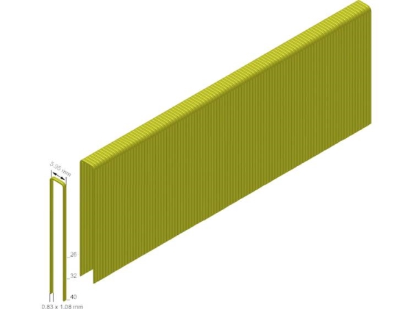 Prebena Es32cnkha Heftklammern Typ Es 2600 Stk Abmessungen (L X B) 40 Mm X 5,95 Mm