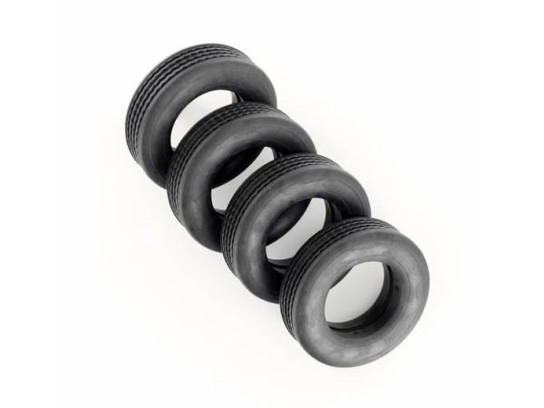 Veroma 1:16 Tiefenlader Reifen Vollgummi 14 Mm 4 Stück