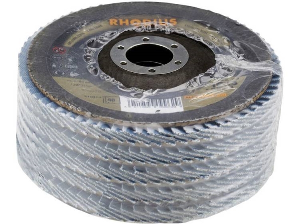 Rhodius 210484 Lsz F3 Lamelslibeskive Diameter 125 Mm Borings-Diameter 22.23 Mm Kornstørrelse 80 Rustfrit Stål 1 Stk