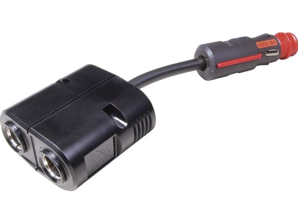 Procar Bil Elektrisk Spænding-Stikforbindelse Tilladt Belastning Strøm Maks.=16 A Tvillingekobling 12 V, 24 V
