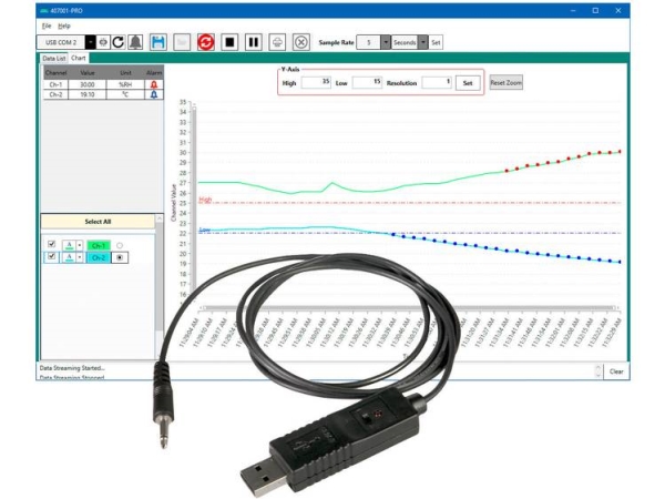 Extech Software 407001-Pro Software Für Messgeräte Von Extech, 407001-Pro (407001-Pro)