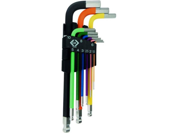 C.K. Sechskantschlüsselsatz Schlüsselweite: 1,5 Mm, 2 Mm, 2,5 Mm, 3 Mm, 4 Mm, 5 Mm, 6 Mm, 8 Mm, 10 Mm