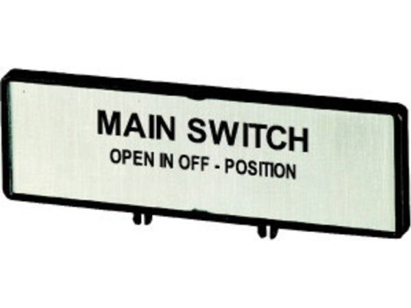 Eaton Zfs62-T0 Träger M.Schild En Haupt- Schalter Nur In 0-St.Öffnen 205534 (205534)