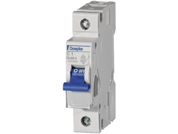 Doepke Ls-Schalter C25a Dls-6H-C25-1-6-Ka 6Ka 1-Polig 230V C-Charakteristik Dls-6H-C25-1-6-Ka (09914205)