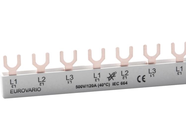 Doepke Sammelschiene 3Ph. Ev-Sg3.11.120 Gabelschuh 120A,11 Te Ev-Sg3.11.120 (09920190)