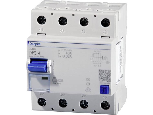 Doepke Dfs 4 063-4/0,30-A Stromunterbrecher Fehlerstromschutzschalter A-Type (09146901)