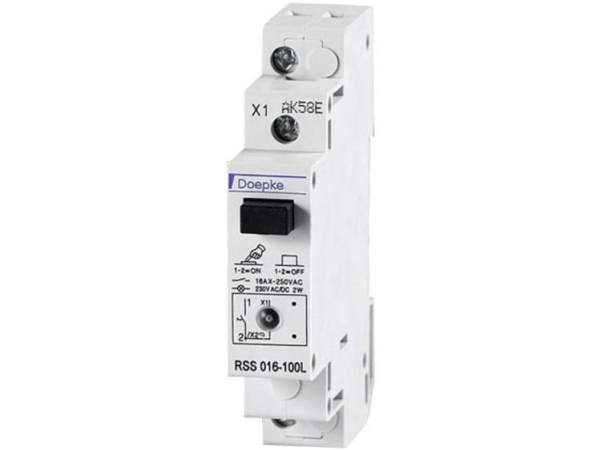 Doepke Steuerschalter 16A Rss016-100L Mit Led 1-Polig 16A,1 S Rss016-100L (09981075)