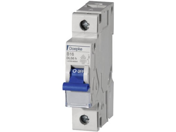 Doepke Ls-Afbryder B32a Dls-6H-B32-1-6-Ka 6Ka 1-Polet 230V B-Karakteristik Dls-6H-B32-1-6-Ka (09914026)
