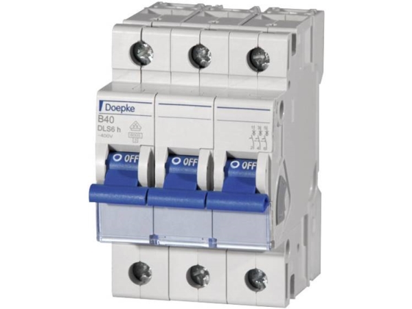 Doepke Ls-Schalter B25a Dls-6H-B25-3-6-Ka 6Ka 3-Polig 400V B-Charakteristik Dls-6H-B25-3-6-Ka (09914115)