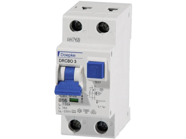 Doepke Drcbo 3 B16/0,0 Drcbo3b16/0,03/1N-A Fi/Ls-Kombination / Rcbo Drcbo3b16/0,03/1N-A (Drcbo3b16/0,03/1N-A)