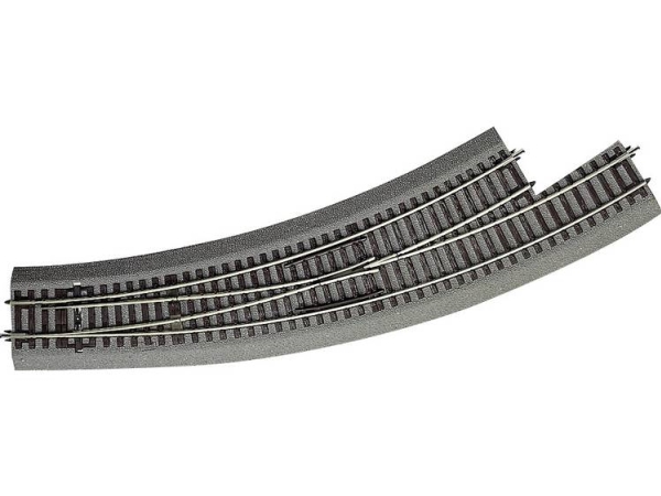 H0 Rocoline (Med Ballast) 42572 Kurvesporskifte, Venstre 1 Stk