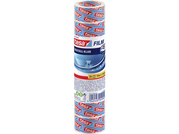 Tesa 57417-00000-02 Klæbefilm Krystalklar Transparent (L X B) 10 M X 19 Mm 8 Stk