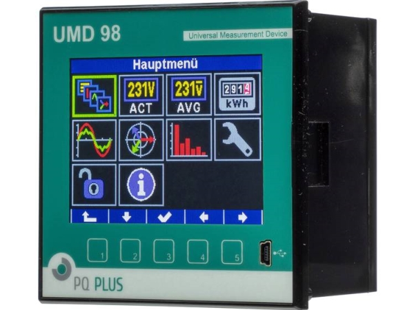 Pq Plus Umd 98Rcm Digitalt Måleapparat Til Indbygning Digitalt Installationsmåleudstyr