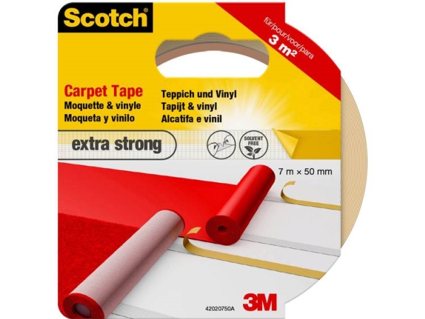 Scotch Teppichklebeband Extra Stark Doppelseitiges Klebeband