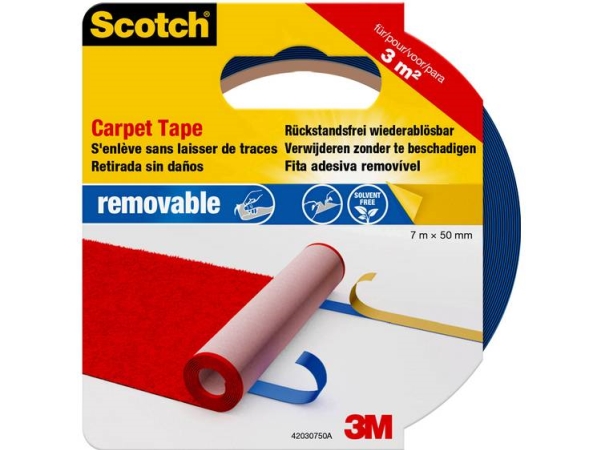 3M 42030750 Teppichklebeband Scotch Blau (L X B) 7 M X 50 Mm 1 Stück