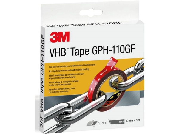 3M Gph-110F19-3 Klebeband Grau (L X B) 3 M X 19 Mm 1 Rolle(N) (Gph-110F19-3)