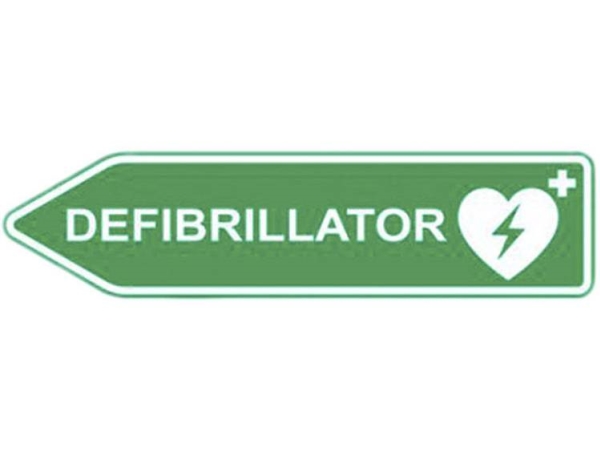 Medx5 Aed-Z-Schild-L Aed-Schild