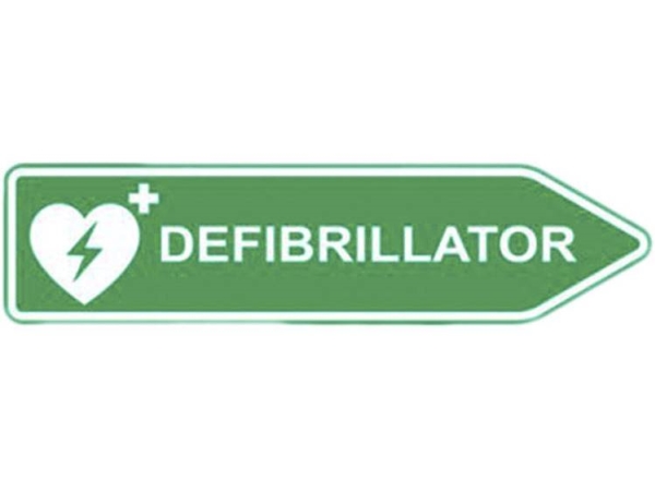 Medx5 Aed-Z-Schild-R Aed-Schild