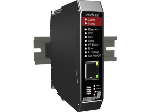 Deditec Net-Cpu-Pro-Cs Net-Cpu-Pro-Cs Multifunktionsmodul Can Bus, Usb, Ethernet, Rs-232, Rs-485 Antal Indgange: 0 X Antal Udgange: 0 X 7 V, 24 V 1 S