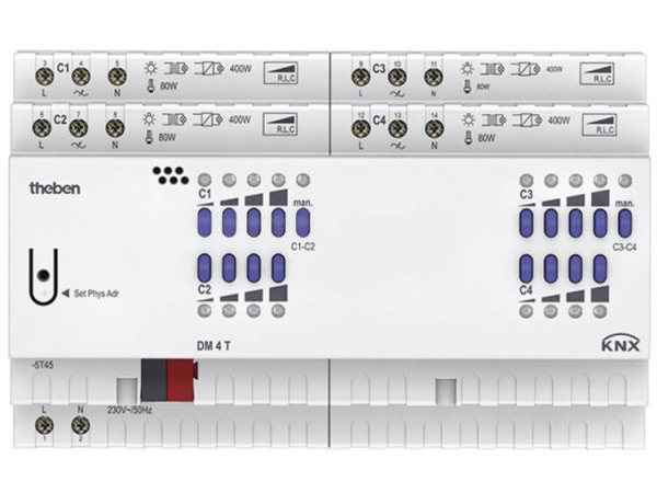 Theben Knx Dm 4 T Knx Dæmperaktuator
