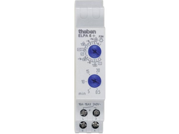 Theben Elpa 6 Plus trappeautomat, tidsrelæ, 230V, 3600W