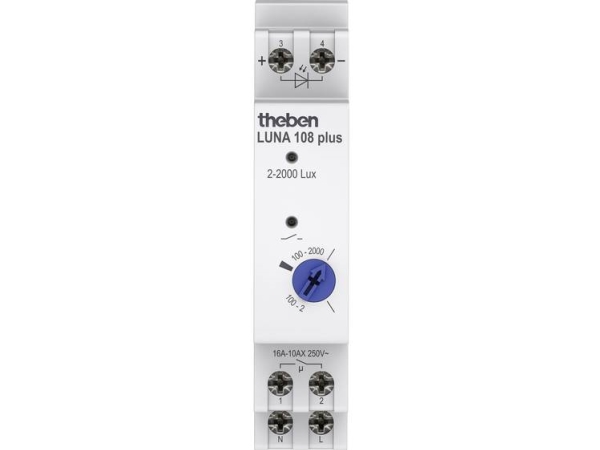 Theben Luna 108 Plus El Dämmerungsschalter, 1 Stk 230 V