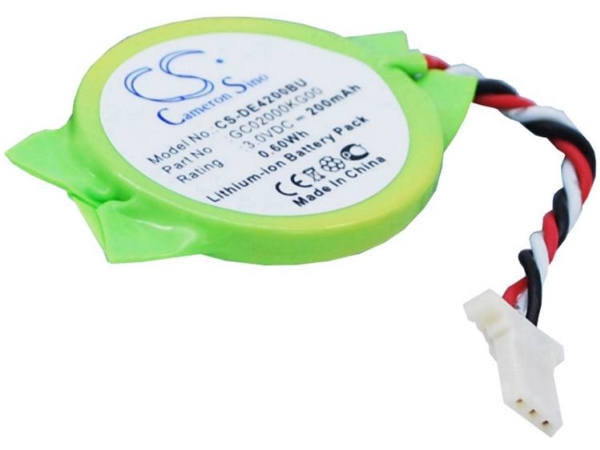 Cs Cameron Sino Backup-Zelle, Ersetzt Originalakku Gc02000kg00 Für Dell, 3 V 200 Mah