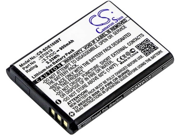 Cs Cameron Sino Safety Engineering Batteri Erstatter Originalt Batteri 570919 Sedea 3,7 V 900 Mah