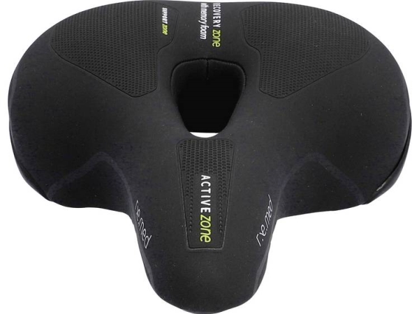 Fischer Touren-Fahrradsattel R.E.Med Memory Foam Ergonomisch Konzipiert, Mit Memory Foam Schaumeinlage - 1 Stück (85682)