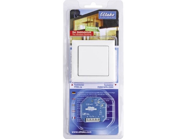 Eltako Bpd55 Blister-Pack Dimm-Starter-Set Beleuchtung Unterputz, Unterputz Einbauschalter Leistung (Max) 300 W