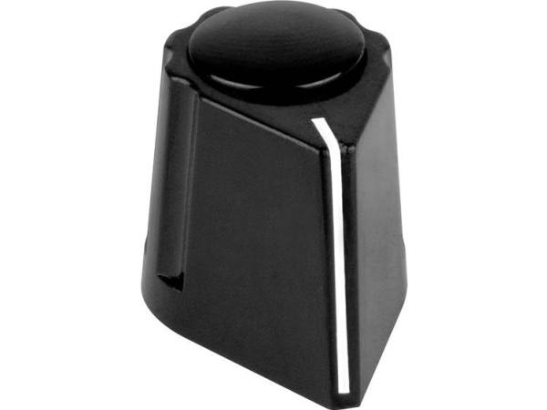 Mentor 427.411 427.411 Drejeknap Med Knopmarkering Sort (B X H) 19.5 Mm X 14 Mm 1 Stk
