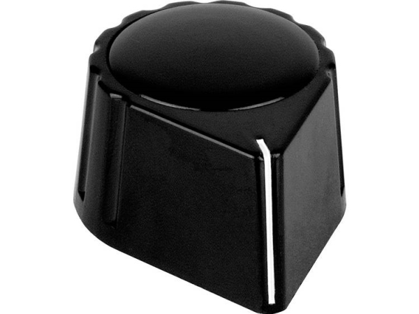 Mentor 429.611 429.611 Drejeknap Med Knopmarkering Sort (B X H) 36.5 Mm X 17 Mm 1 Stk