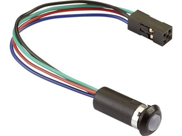 Mentor 2660.8502 Led-Signalleuchte Rgb Linse 5 Mm 2 V, 3,5 V, 3,5 V 20 Ma, 20 Ma, 20 Ma