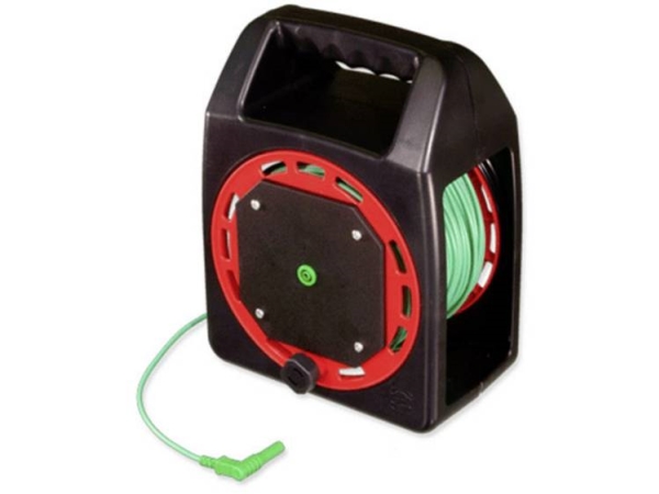 Ht Instruments 2009690 Tl-50Mkt Verlängerung Verlängerungsleitung 50M, Grün, Auf Praktischer Kabeltrommel 1 St. (2009690)