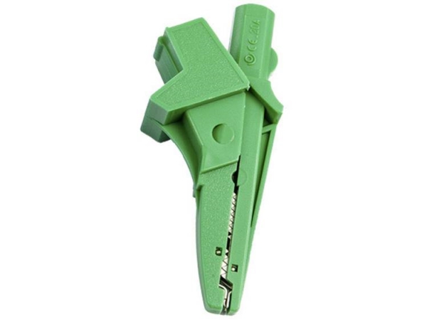 Ht Instruments 5004-Iecv Bananenstecker Bananenbuchse, Buchse 4 Mm, Steckanschluss 4 Mm, Krokodilklemme Cat Iii 1000 V Grün 1 St. (1003160)