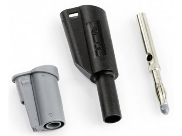 Ht Instruments 1003050 1066-Iecn Verlängerung Verlängerungsanschluss ? 4Mm, Schwarz 1 St. (1003050)