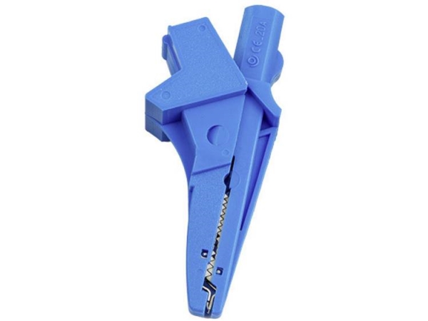 Ht Instruments 5004-Iecb Bananenstecker Bananenbuchse, Buchse 4 Mm, Steckanschluss 4 Mm, Krokodilklemme Cat Iii 1000 V Blau 1 St. (1003130)
