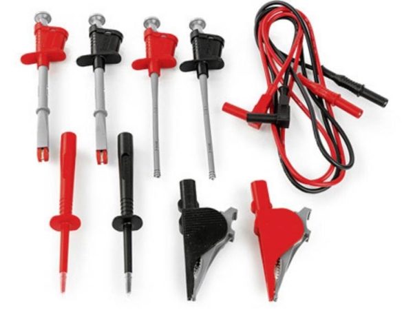 Ht Instruments 44100 Kit Puntali[ -] 1 Pz. - Basis Messleitungssatz Für Digitalmultimeter 2 Messleitungen Ø 4Mm - 2 Krokodilklemmen 20A - 2 Pr