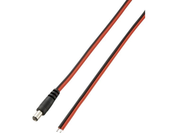 Voltcraft Niedervolt-Anschlusskabel Niedervolt-Stecker - 5.5 Mm 2.5 Mm 1 St. (Vc-10906535)