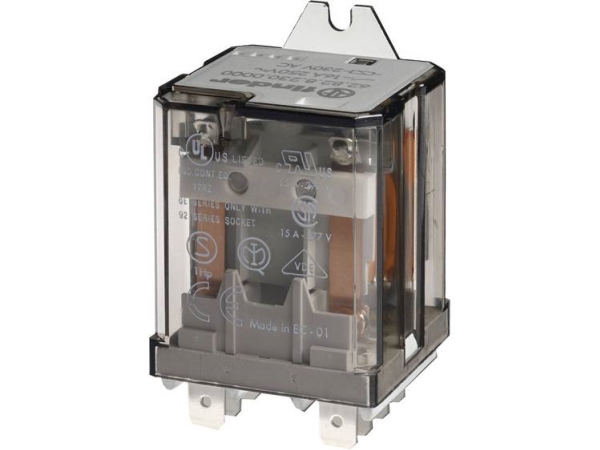 230Vac 16A-250Vac Relæ 2 Veksler