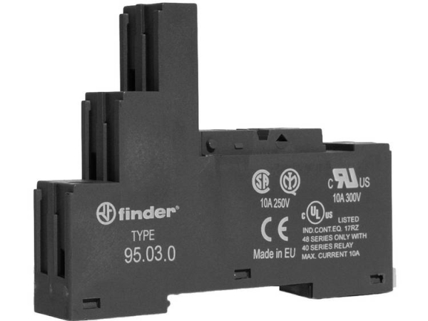Finder 95.03.0 Relaissockel Passend Für Serie: Serie 40 1 St. (95.03.0)