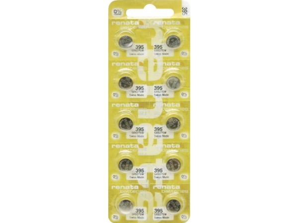 Renata 395.Mp-E Knapcellebatteri 395 Sølvoxid 55 Mah 1,55 V 10 Stk