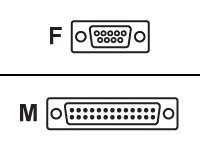 Deltaco Del-85, Grau, Db-9, Db-25, Buchse, Stecker, China