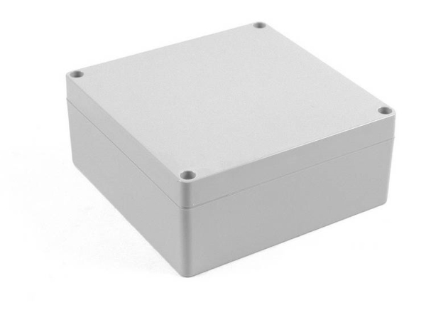 Hammond Electronics 1554 Pc 1554Q2gy Universalkabinet 90 X 140 X 140 Polykarbonat Grå 1 Stk