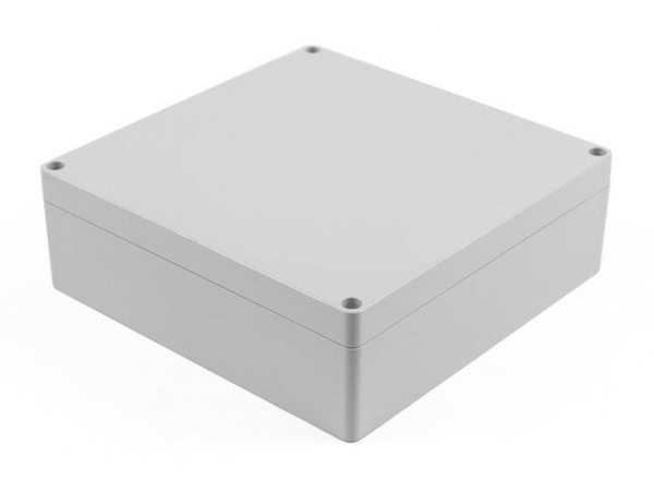Hammond Electronics 1554 Pc 1554W2gy Universalkabinet 60 X 180 X 180 Polykarbonat Grå 1 Stk