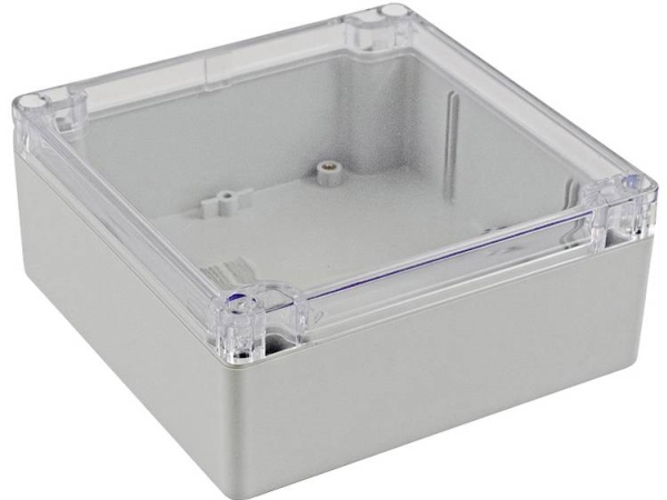Hammond Electronics 1554 Pc Cl 1554Q2gycl Universalkabinet Polykarbonat Grå 1 Stk