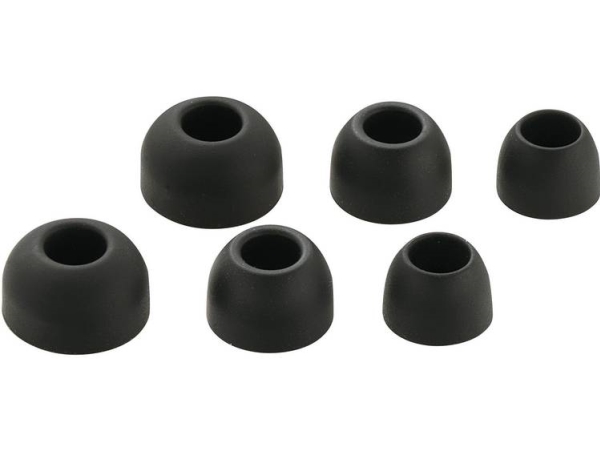 Basetech Yti-189 In-Ear Hovedtelefon Ørepuder 3 Paar Sort