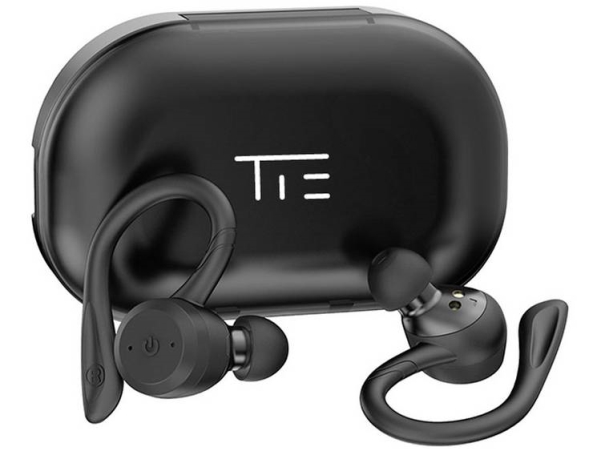 Tie Studio Tbe1018 Sport In Ear Kopfhörer Bluetooth Schwarz Wasserfest, Ohrbügel