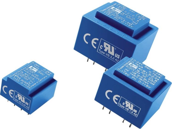 Block Avb 1,5/2/18 Printtransformator 2 X 115 V 2 X 18 V/Ac 1.50 Va 40 Ma