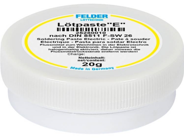Felder Iso-Flux E Lötpaste - Inhalt 20 G